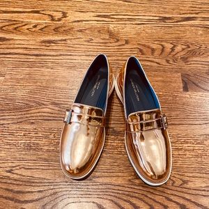 Cole Haan Rose Gold slip on shoes. Never Been worn